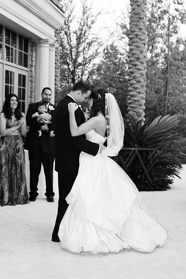 Bride & Groom first dance during wedding reception