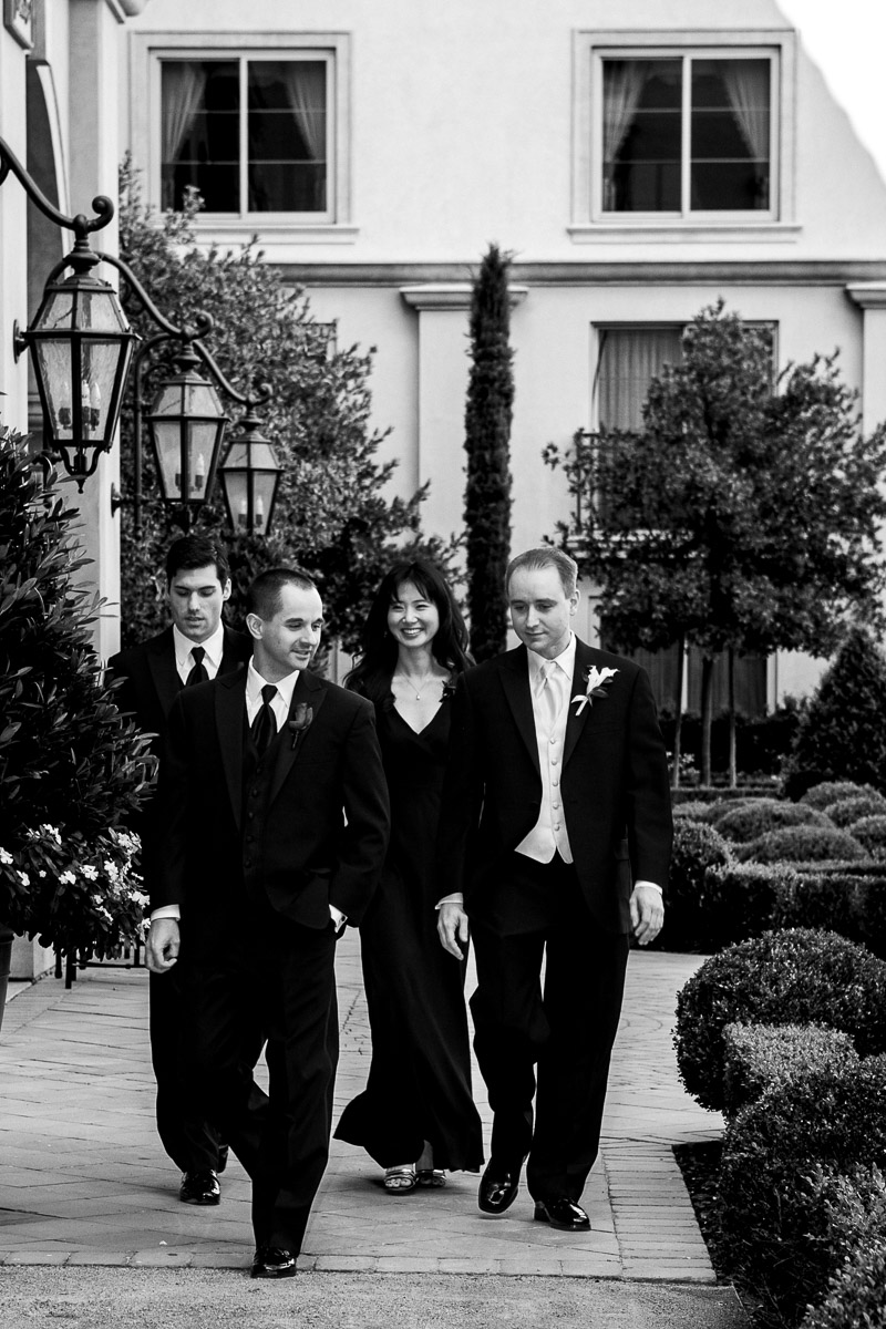 Napa Valley Estate Wedding Party