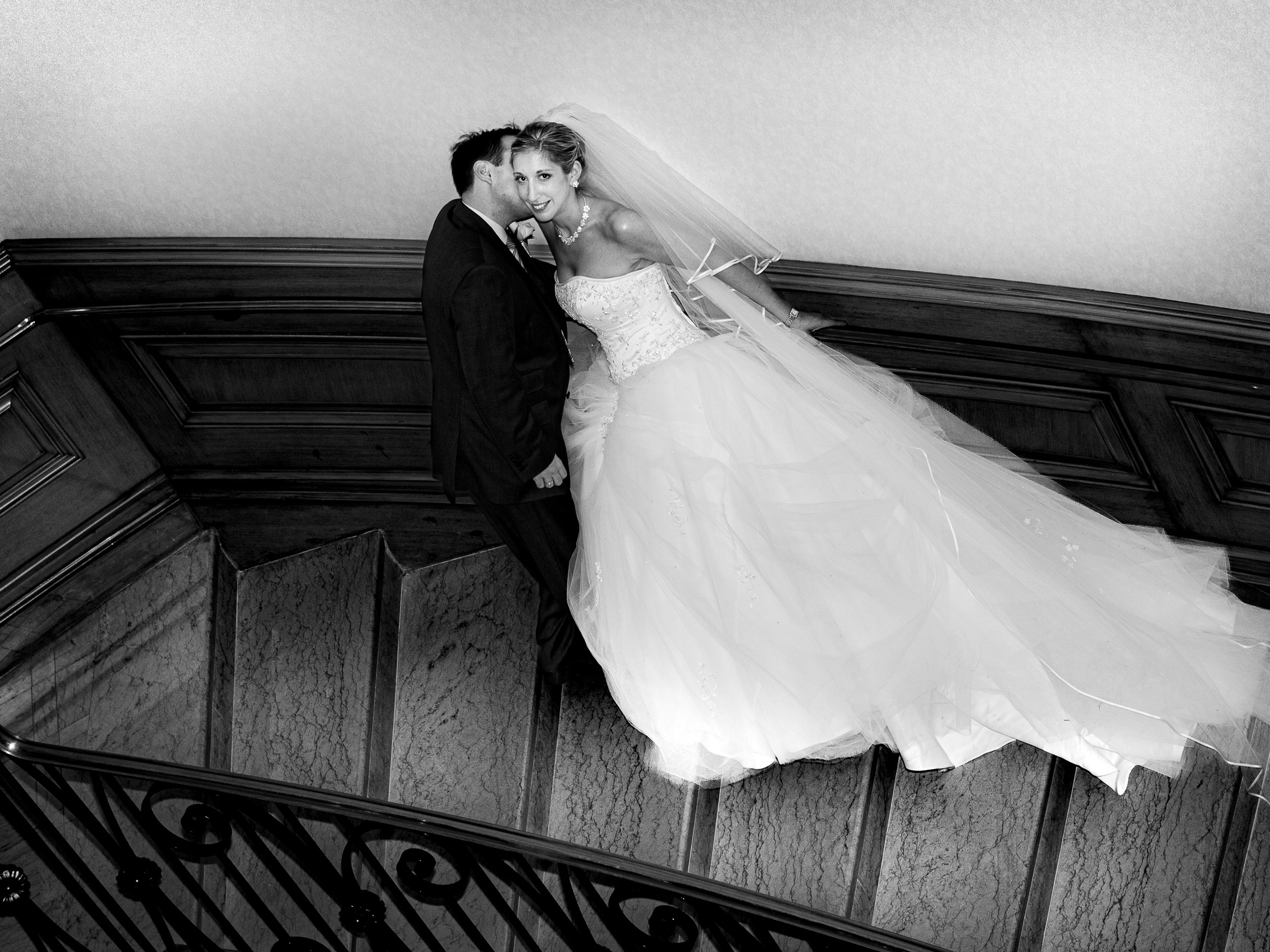 Wedding portrait at Luxury Venue editorial style
