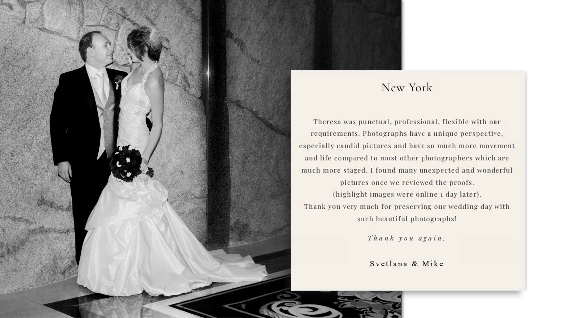 Las Vegas wedding photographer Bellagio wedding couple portrait with client review