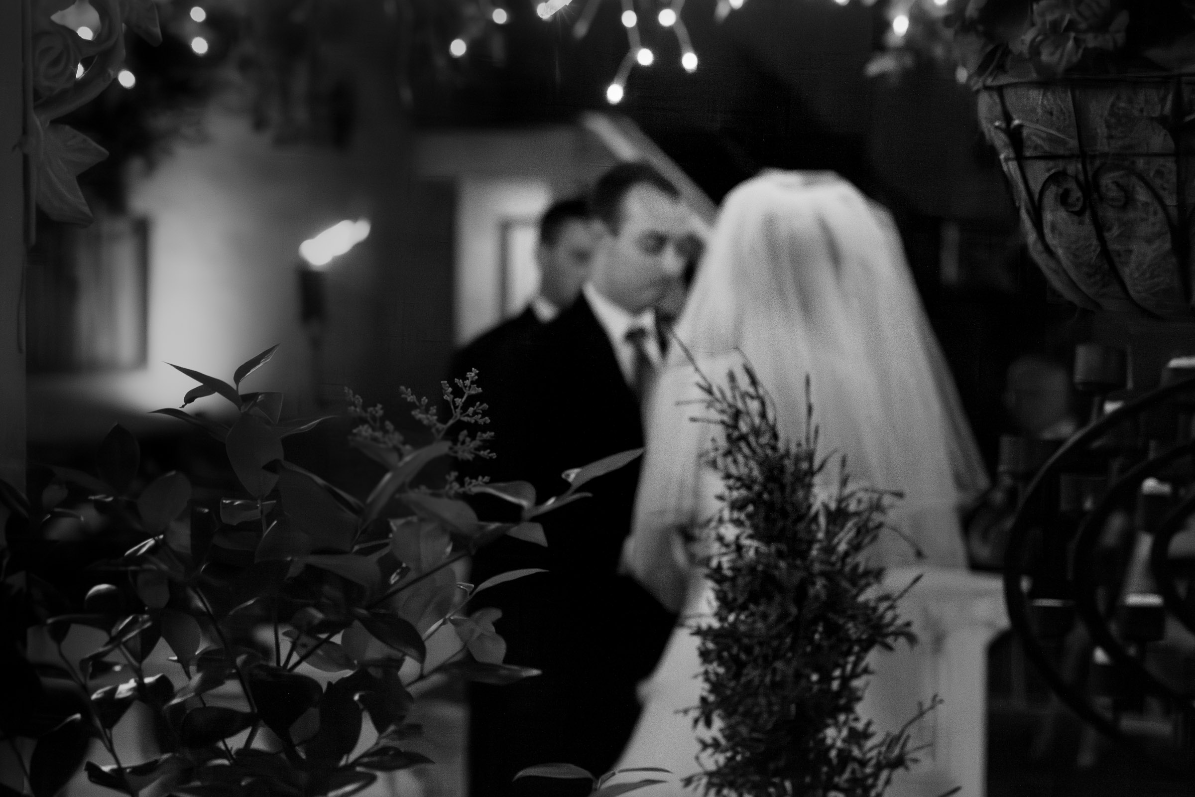 Private Napa Valley intimate wedding ceremony captured with an editorial candid approach and cinematic low light