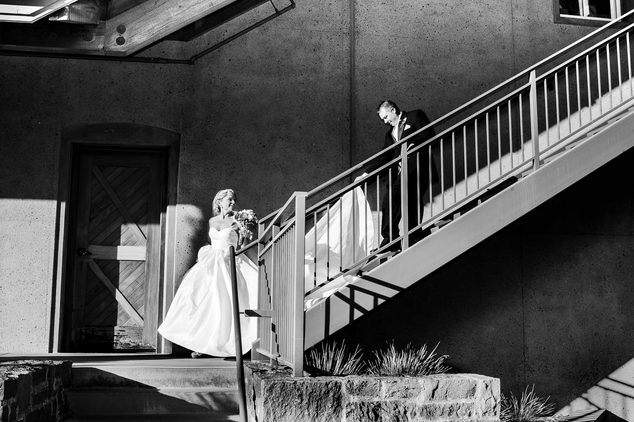 Napa Valley wedding photographer capturing an editorial style wedding moment with refined composition and natural light