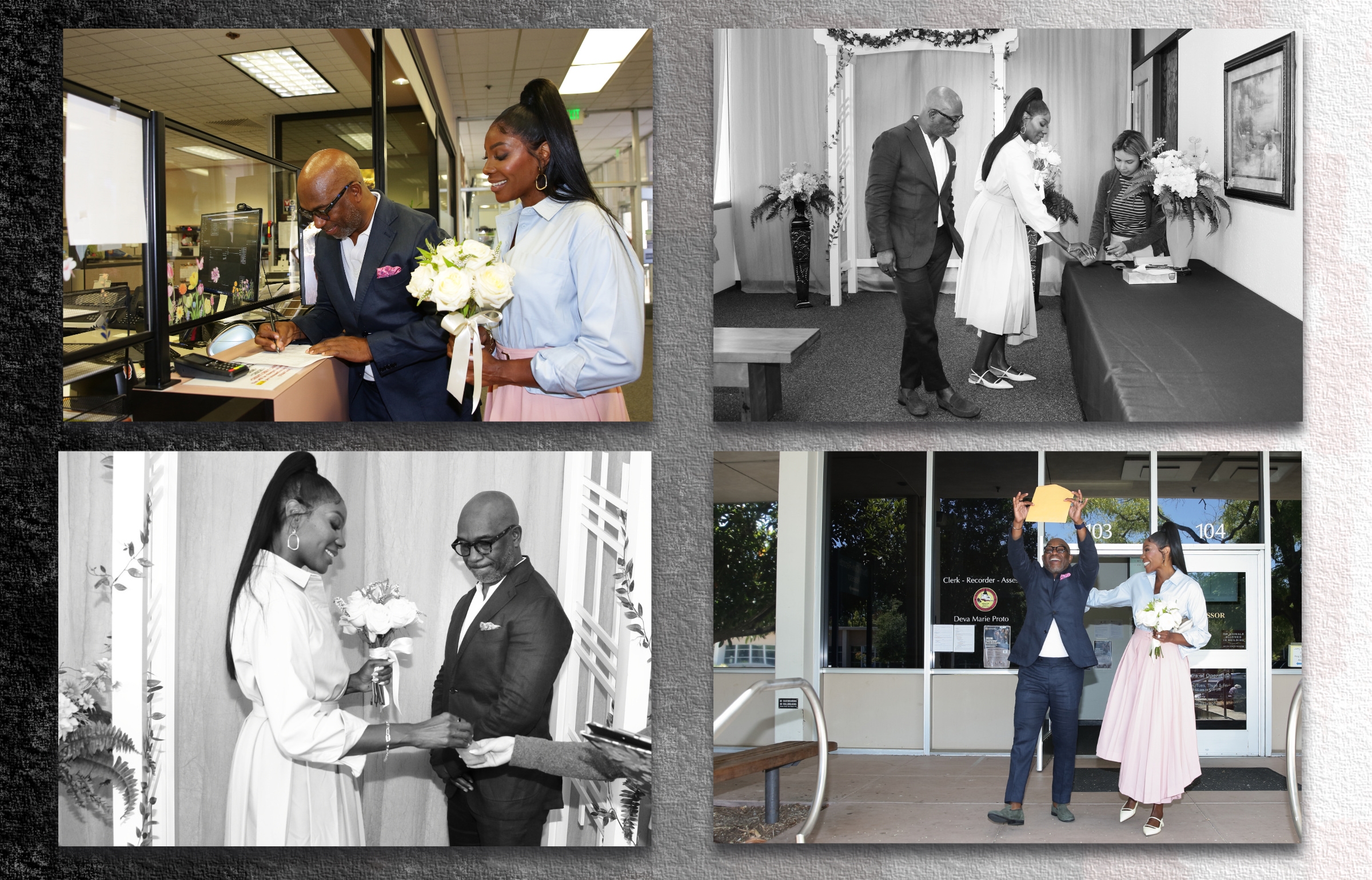 What to expect inside the Sonoma County Courthouse for a Civil Ceremony Wedding or Elopement in Santa Rosa, CA.