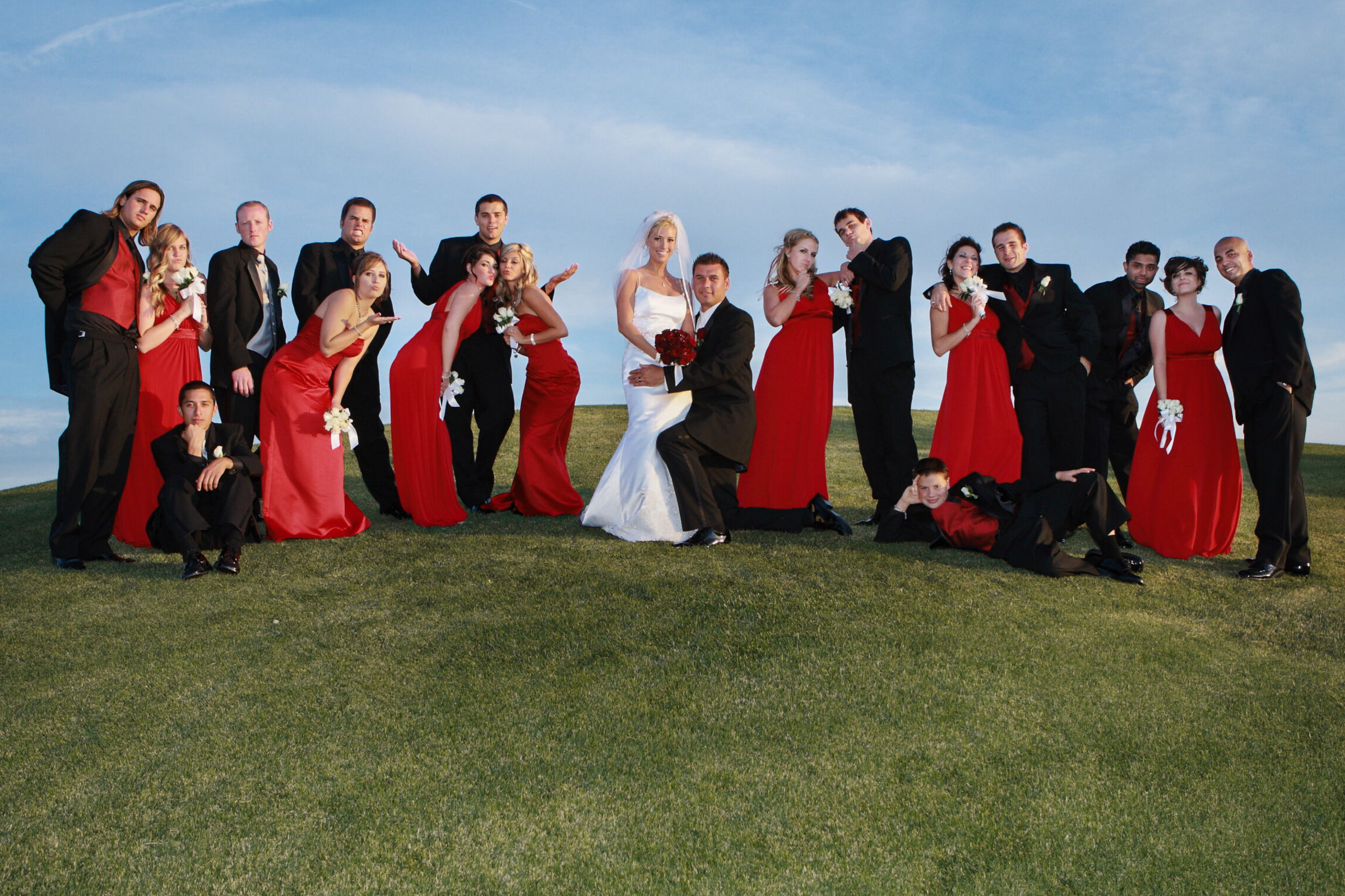 Wedding party at The Revere Golf Club in Henderson, NV.